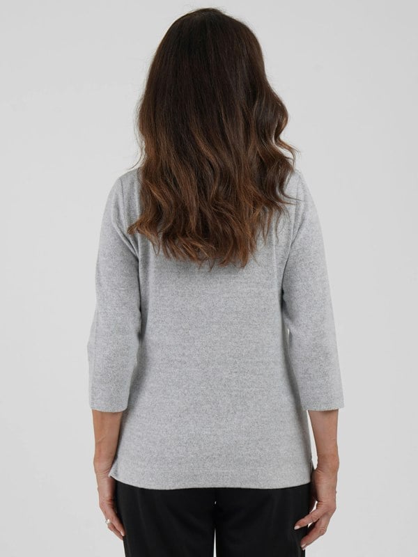 TIGI-Wear Lily Placement Cowl Neck Top