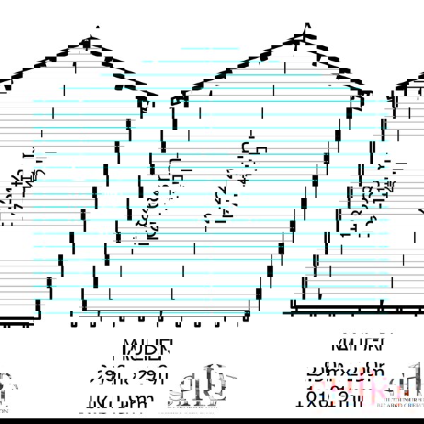 Shire Maulden with verandah 10x10 Log Cabin 19mm interlock Cladding - Best Shed