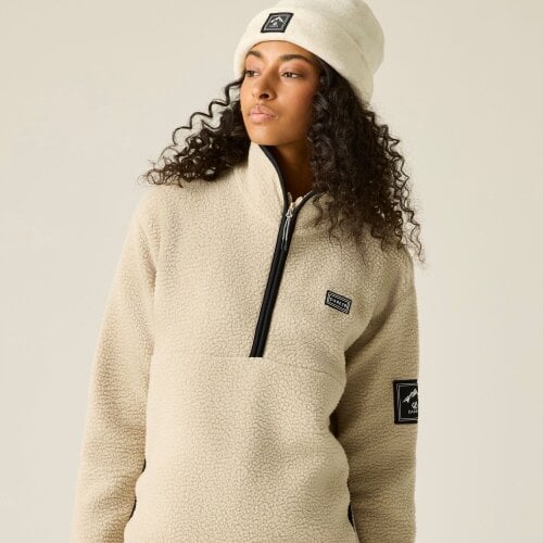 Dare 2B Womens Slide Out Fleece Top - White Pepper