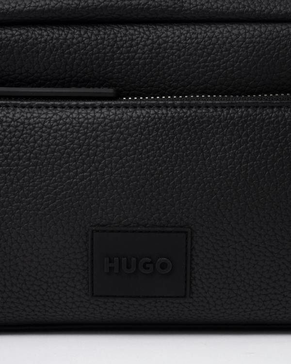 Discover designer mens washbags with HUGO's Ethon 2 Mens Washbag in Black 002