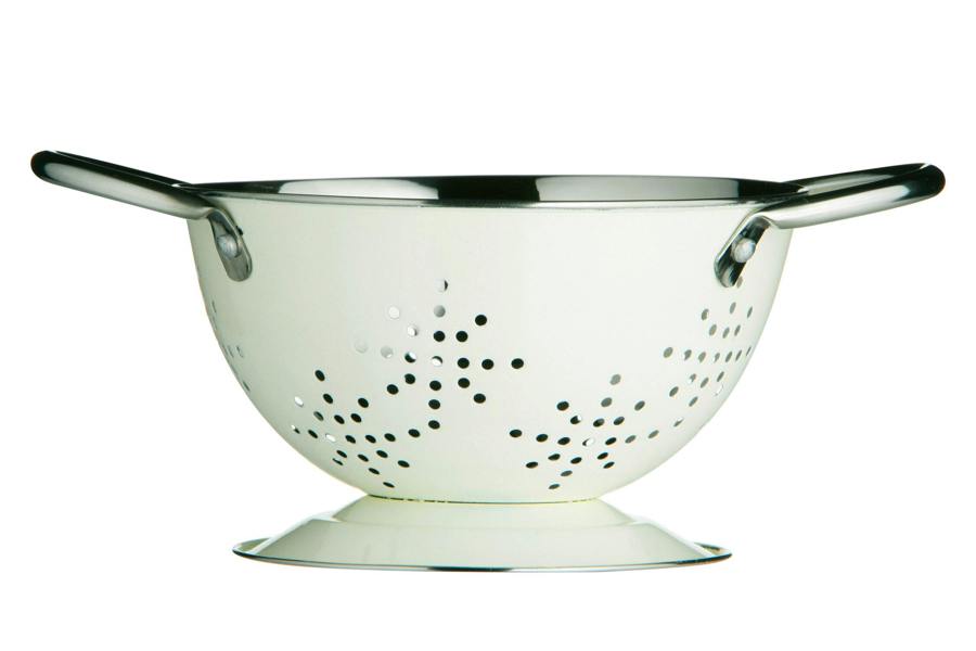 Maison by Premier Hollis Retro Cream Enamel Mini Colander