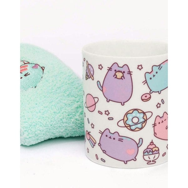 Pusheen Womens/Ladies Mug And Sock Set - Multicoloured