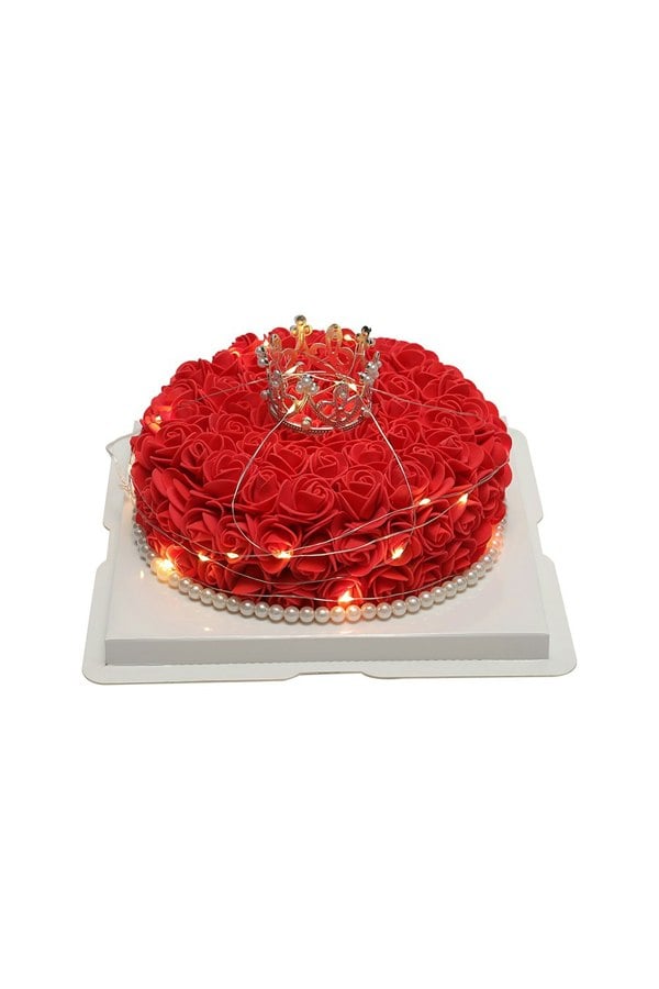 Living and Home Rose Cake Birthday Mother's Lover Gift Foam