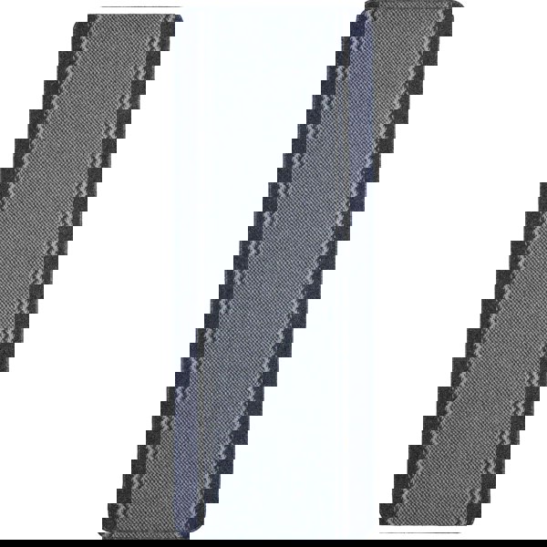 Machine Washable Blue Designer Mats | Bordered Line Design