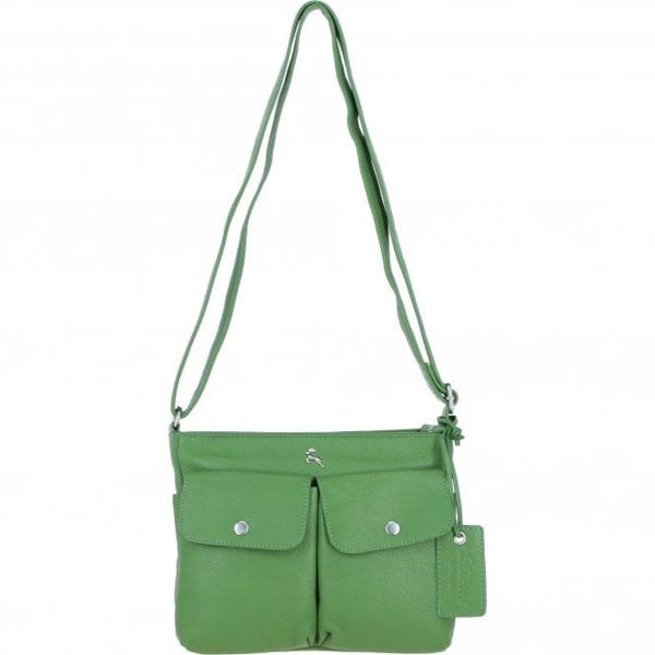 Ashwood Real Leather Crossbody Bag: Cardiff