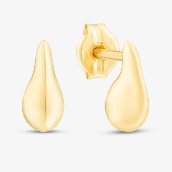 T. H. Baker 9ct Yellow Gold Mini Teardrop Stud Earrings 1.55.9534