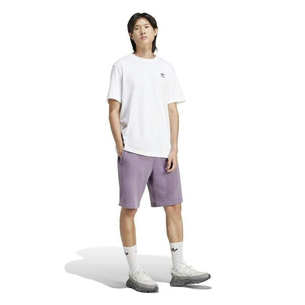 Adidas Mens Fleece Trefoil Sweat Shorts - Purple - 