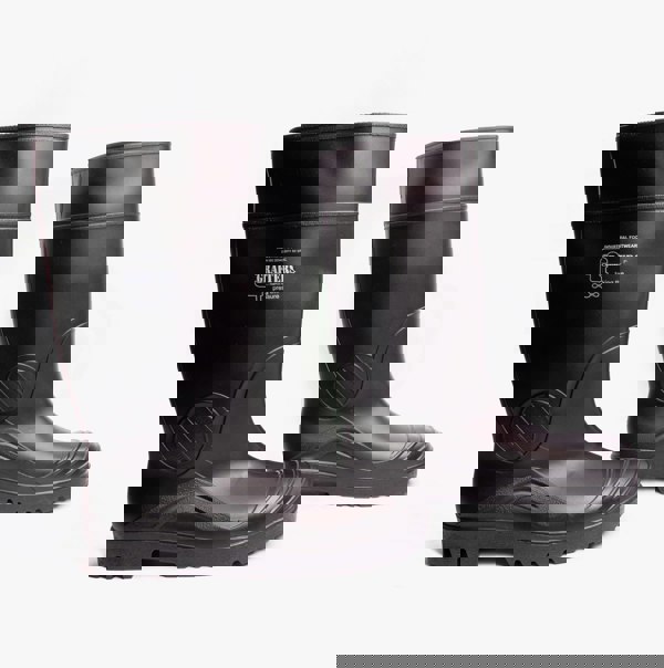 Grafters W408A Mens Wellington Safety Boots Black