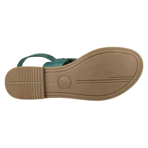 Leather Collection Ladies Leather Collection Toe Loop Sandals F00127