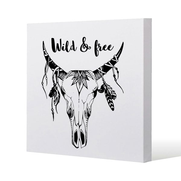 Benjamin Tate Design Boho chic Fashion (Canvas Print)