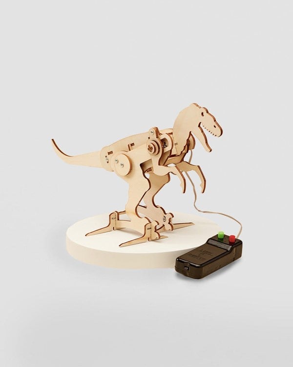 Dinosaur Robot T-Rex DIY Kit. Build it, roar it, watch it walk