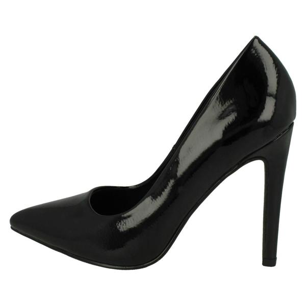 Anne Michelle Ladies Anne Michelle Patent Court Shoes