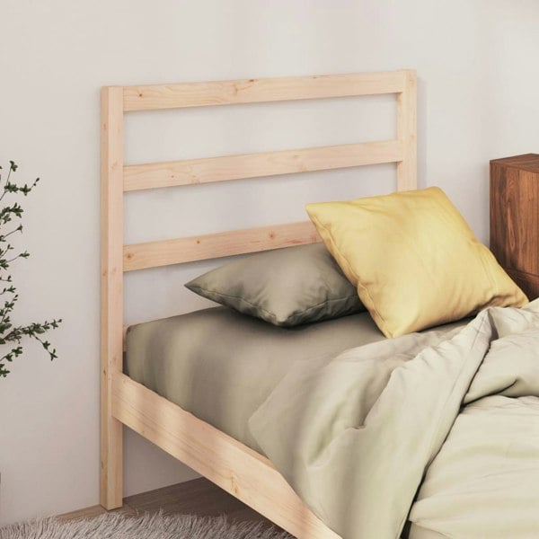 Berkfield Bed Headboard 95x4x100 cm Solid Wood Pine