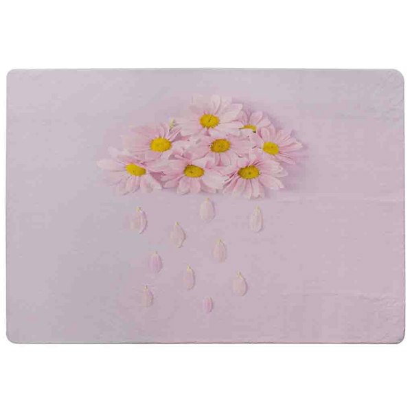 Benjamin Tate Design Raining Daisy Cloud Rug