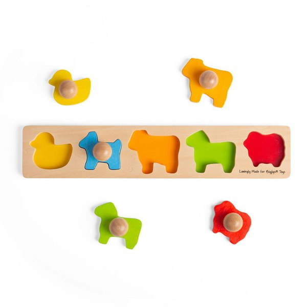 Bigjigs Toys Animal Matching Board