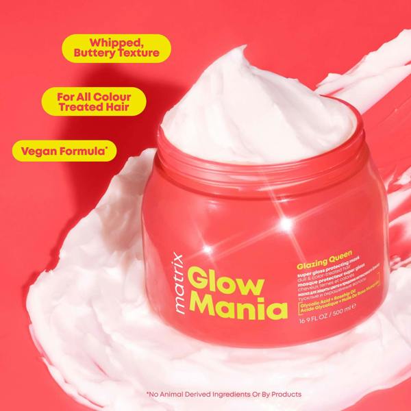 Matrix Glow Mania  Glazing Queen: Super Gloss Protecting Mask 500ml - Additional 3