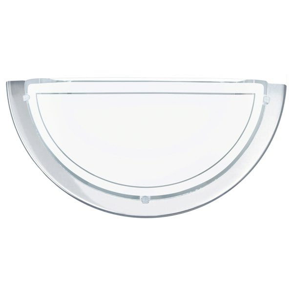 EGLO Planet 1 Semi-Circular Steel Chrome Ceiling Light