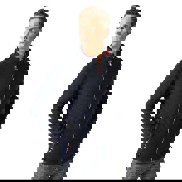 Regatta Mens Ascender Fleece Jacket - Navy/Classic Red - 