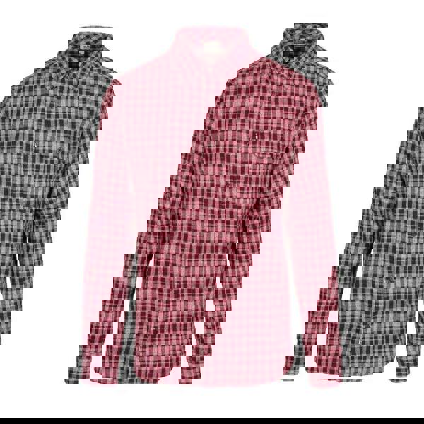 Trespass Mens Participate Checked Cotton Shirt - Red - 