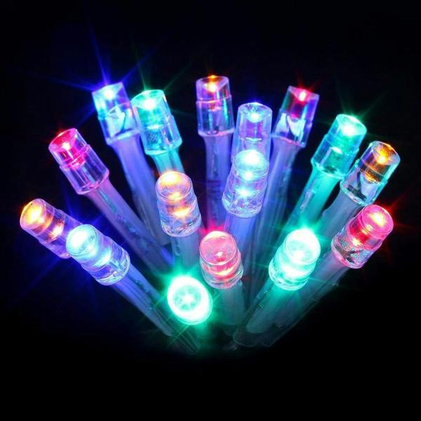 Multicolour LED Battery Operated Fairy String Lights with Clear Cable - 4m to 8m Options image 7