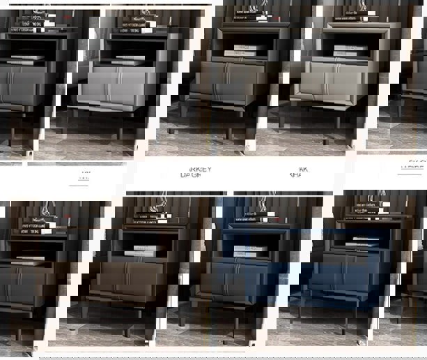 Mogensen Bedside Table, Grey-Weilai Concept-Weilai Concept