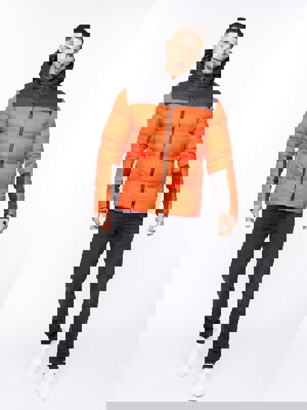 Crosshatch Chemerley Hooded Jacket Orange