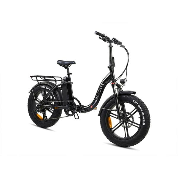 Hygge Bikes Vester Step 2026 - Folding Fat Tyre E-Bike 48V 14Ah - Onyx Black