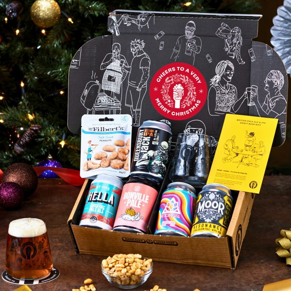 QWERTY Beer Box Pale Ale & IPA Craft Beer Christmas Gift