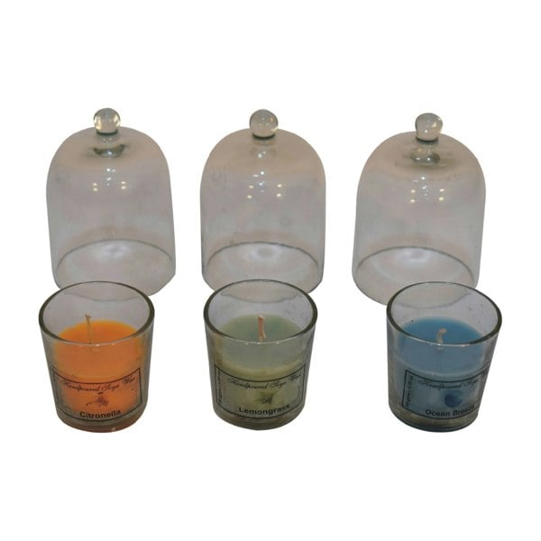 Artisan Furniture Round Candle Set of 3 (Summer)