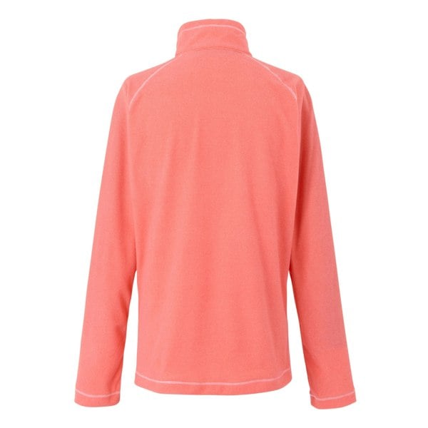 Regatta Great Outdoors Women's Montes Half Zip Fleece Top - Peach Bloom/Shell Pink