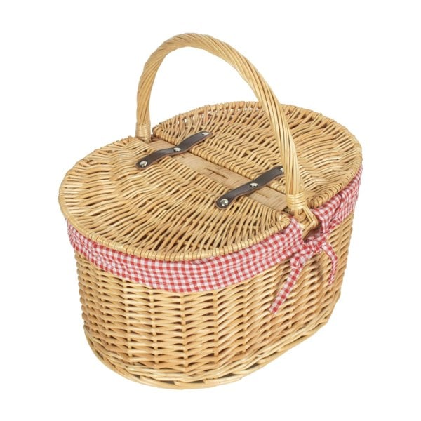 Wicker Picnic Baket with Lining