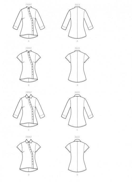 Simplicity Sewing Pattern 9106, Tops, Shirts for Women, AA (10-12-14-16-18) - Intermediate
