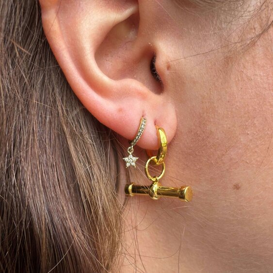 Reeves & Reeves Sterling Silver T-Bar Earrings