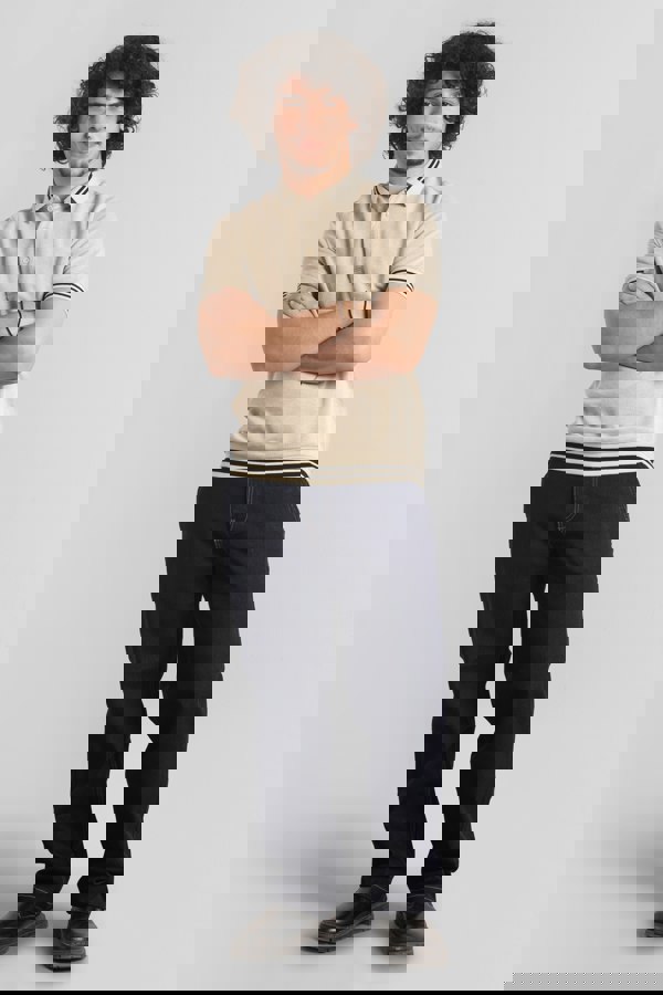 ENORSIA Mens Elasticated Waist Straight fit Jeans