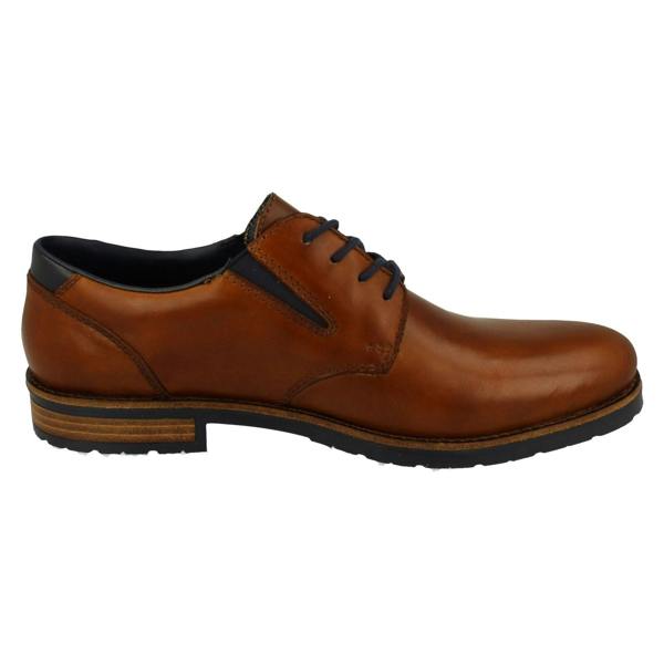 Rieker Mens Rieker Gusset Detailed Lace Up Shoes 14621