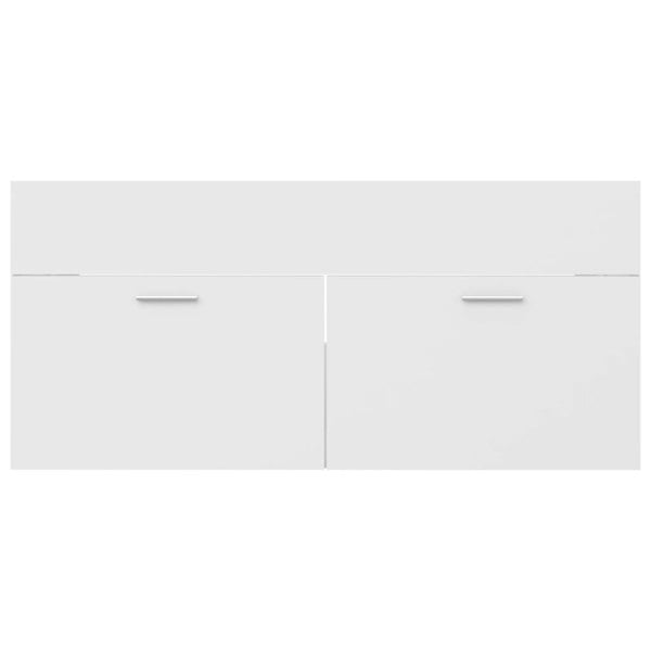 Berkfield Sink Cabinet White 100x38.5x46 cm Engineered Wood