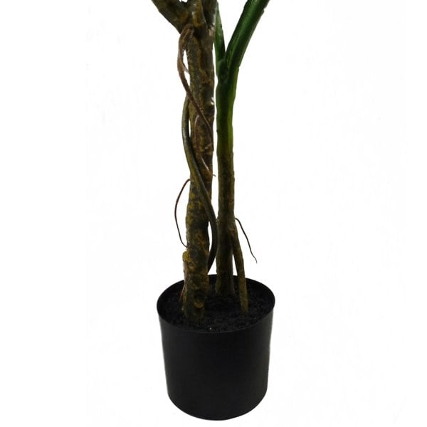 Leaf 120cm Artificial Twisted Stem Monstera Plant