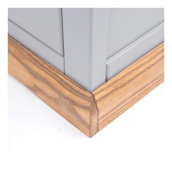 Cabinet Bits Biccari 4 Drawer Chest of Drawers Chrome Knob
