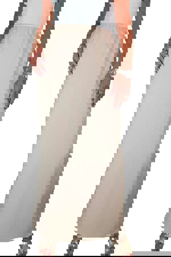 Paulo Due Women's Pull On Elasticated Waist Maxi Pencil Skirt