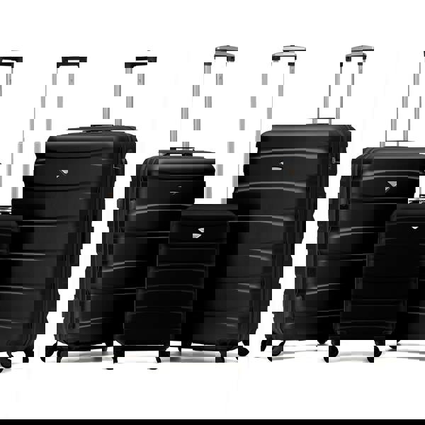 Flight Knight 55x40x20cm Cabin Carry On Luggage with Medium Case and Large Size Check-in Hold Suitcase