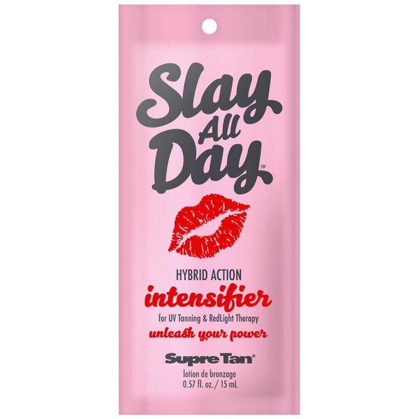 Supre Tan Slay All Day Hybrid Action Intensifier for UV Tanning and Red Light Therapy - Sachet
