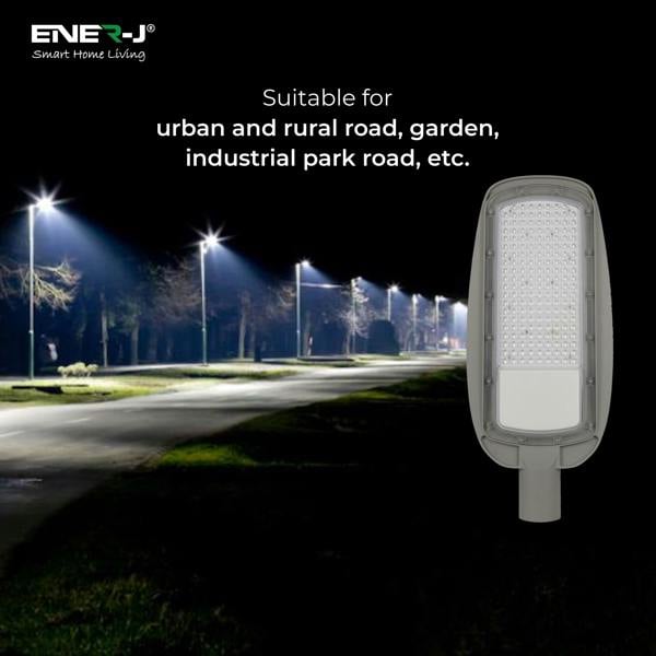 ENER-J 150W LED Streetlight Waterproof IP65 6000k Wall Light, Ideal Street Lamp To Install At a Height Of 6-8 Meters, 5 Years Warranty