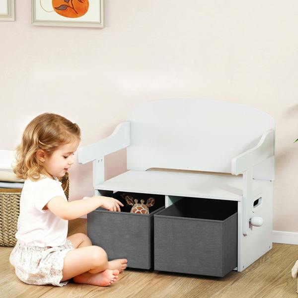 Kids Storage Bench