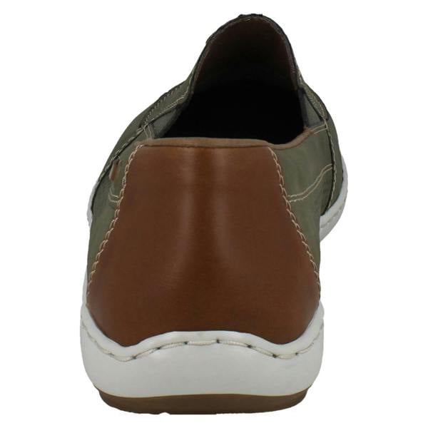 Rieker Mens Rieker Cut Out Detailed Summer Slip On Shoes 08866