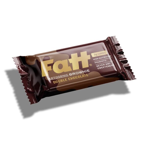 Fattbar Double Chocolate Keto Brownie