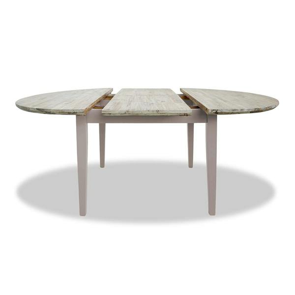 Statement Furniture Florence Round Oval Extendable Kitchen Dining Table 115-160cm
