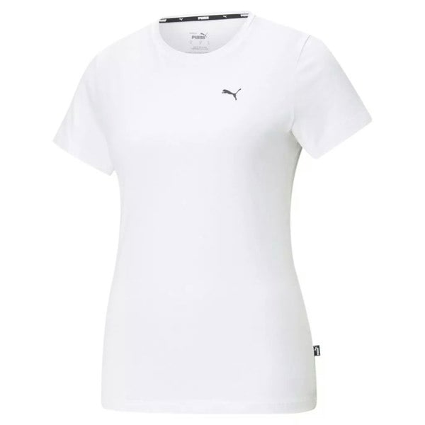 Puma Womens/Ladies Small Logo T-Shirt - White