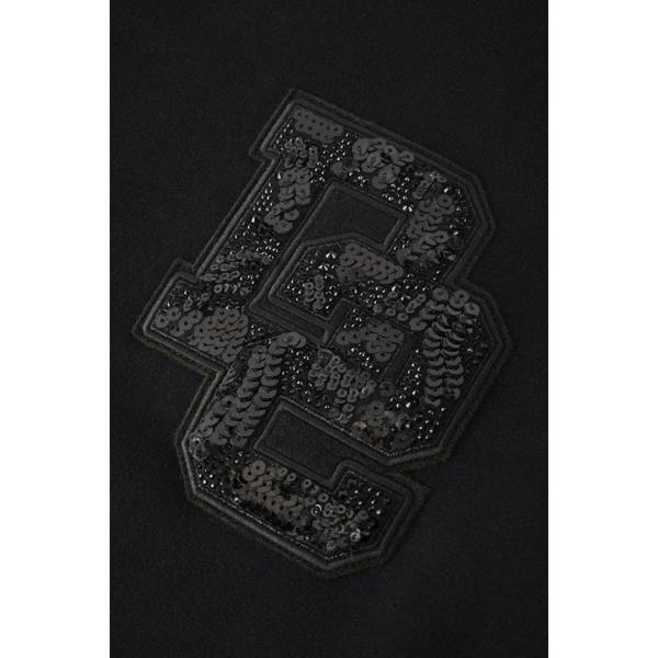 DSQUARED2 D2 Sequin Logo Black Crew Neck Jumper M