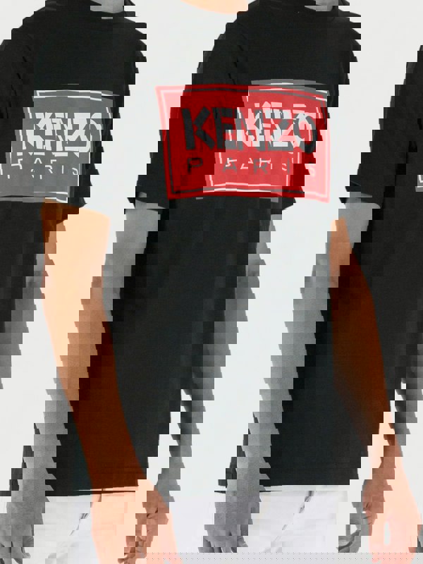 Kenzo Paris Classic Logo T-Shirt Black Red