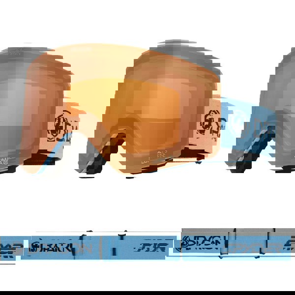 Dragon R1 OTG - Blue Drift Spyder Collab with Lumalens Silver Ionized & Lumalens Amber Lens